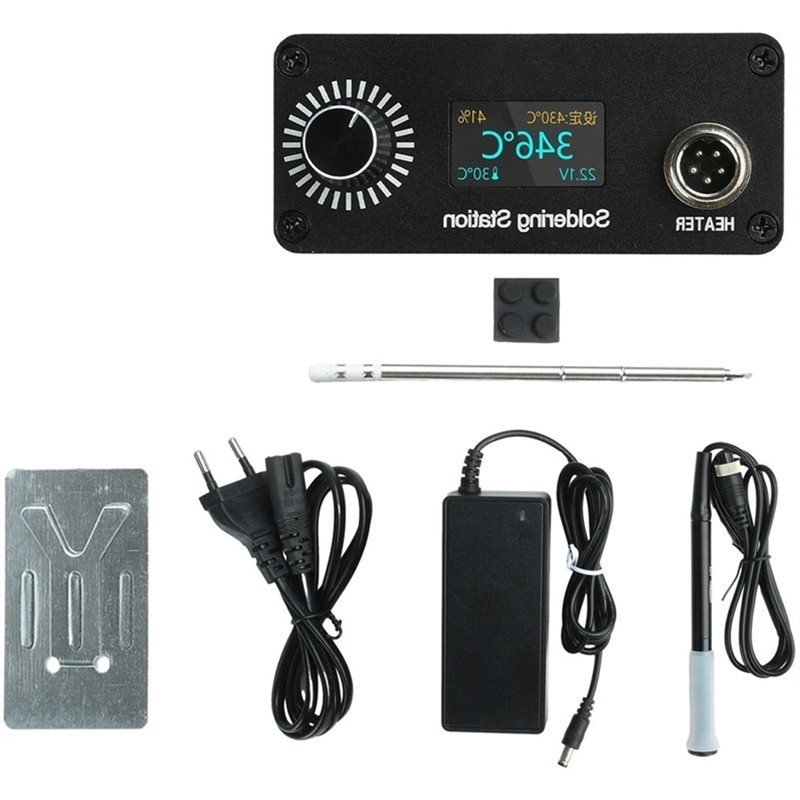 Digital Soldering Station T12 - 【A56X】T12 Draagbaar mini digitaal soldeerstation voor