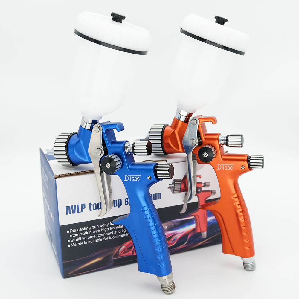 Airbrush Kit With Mini Compressor - Nieuwe 0.5Mm/0.8Mm/1.0Mm/1.2Mm Nozzle Professionele Hvlp Mini
