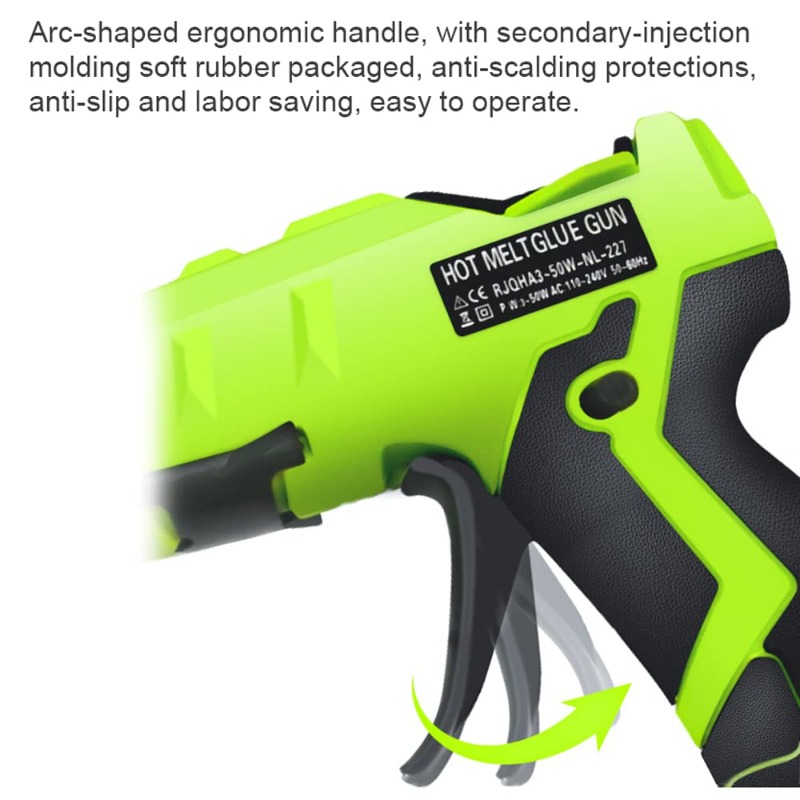 Hot Melt Glue Gun Cordless - HAKSINKY DIY Draadloze Elektrische Hotmelt Lijmpistool