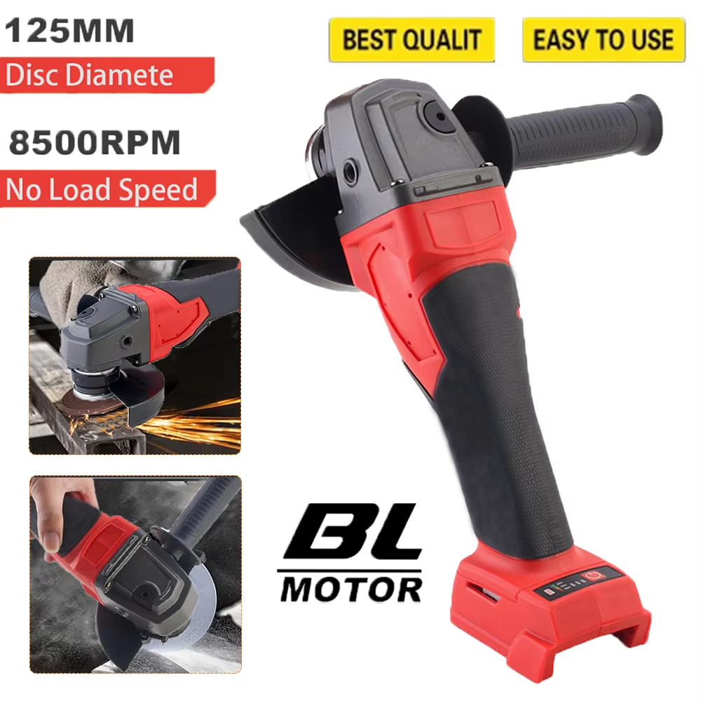 Brushless Angle Grinder Battery Powered - 125mm Elektrische Haakse Slijper 3 Versnellingen