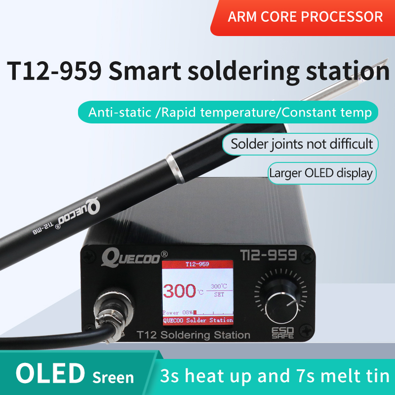 Digital Soldering Station T12 - T12-959 V5.1 Soldeerstation Elektronische Soldeerbout OLED
