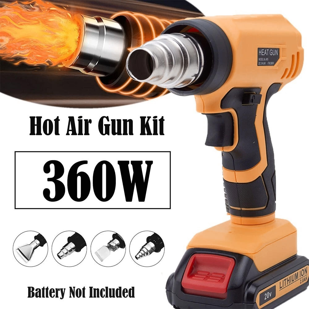 Cordless Heat Gun For Shrink Tubing - Draadloze Heteluchtpistool voor Dewalt 18V accu