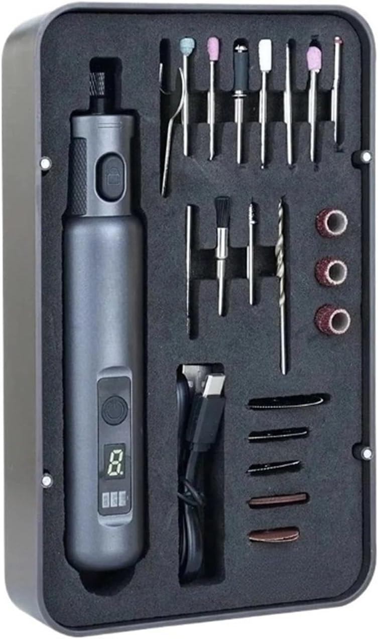 Cordless Rotary Tool Kit Accessories - Draadloze roterende gereedschapsset, multifunctioneel, 6 variabele