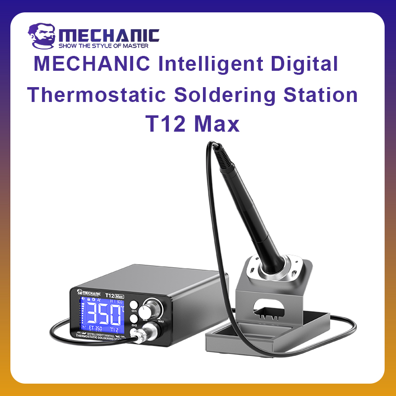Digital Soldering Station T12 - MECHANIC OFFICIAL Intelligent Digitaal Thermostatisch Soldeerstation