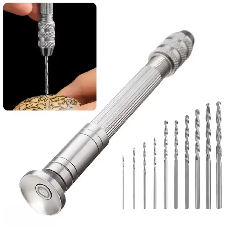 Hand Tools - 0.8-3.0mm Mini Handboor Houtbewerking Gereedschap Boren