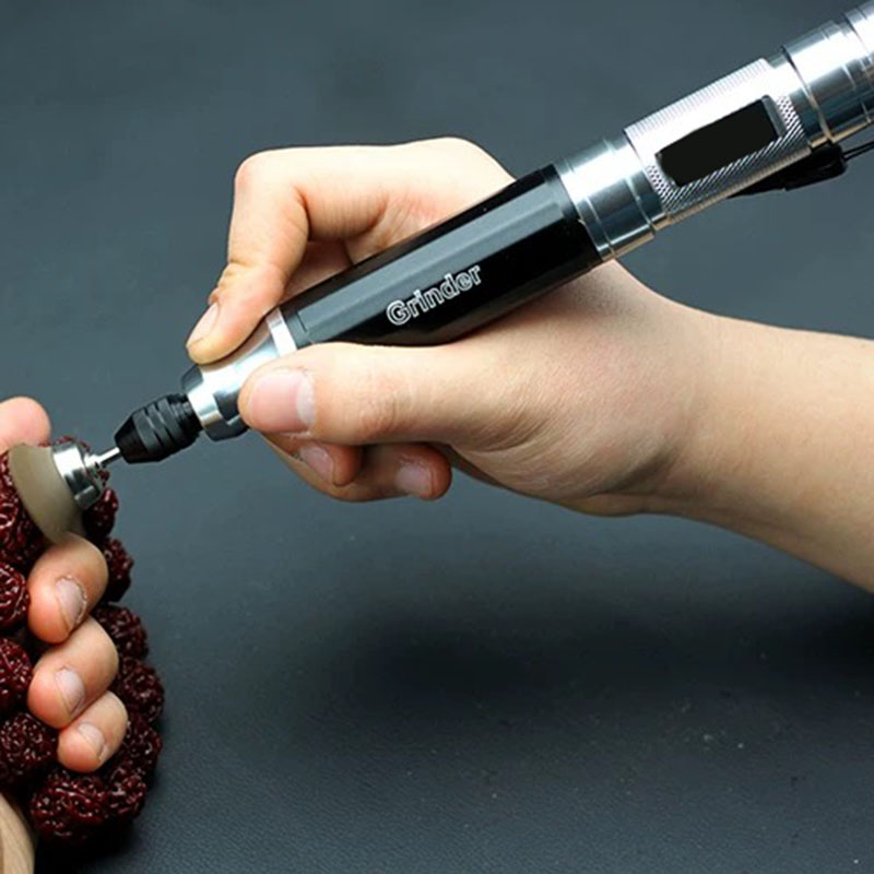 Cordless Rotary Tool Kit Accessories - Draadloze lithiumbatterij Mini-roterende gereedschapsset Snijpen Reinigingsborstel
