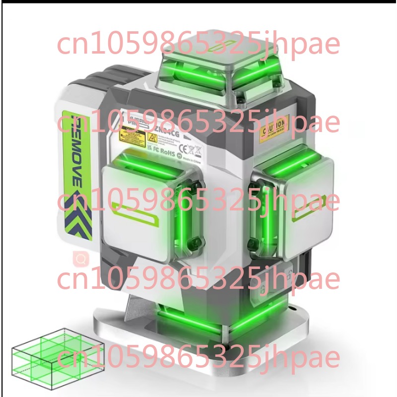 Laser Level 16 Lines 4D Green - Huepar 2024 Nieuw ontwerp 4D 16