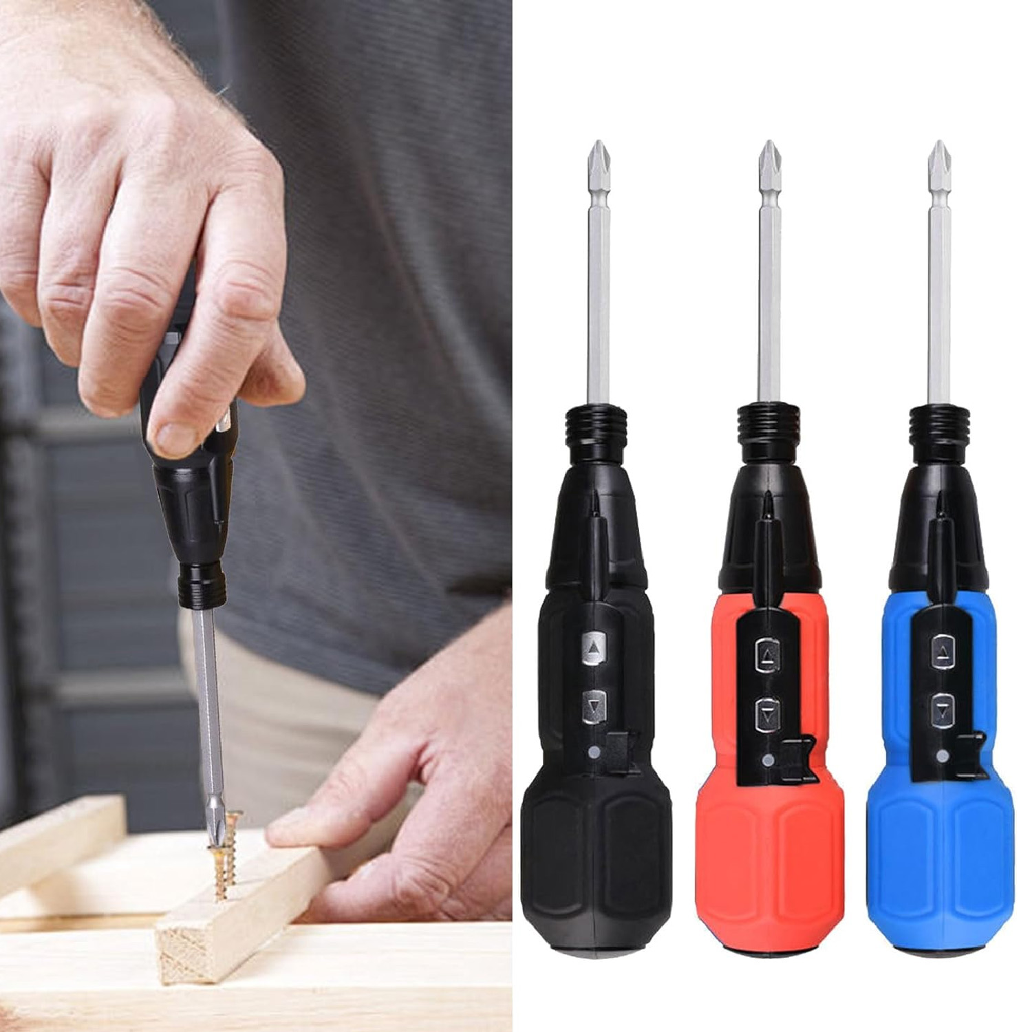 Electric Screwdriver Rechargeable Usb - Elektrische schroevendraaier Oplaadbare draadloze schroevendraaier Snel