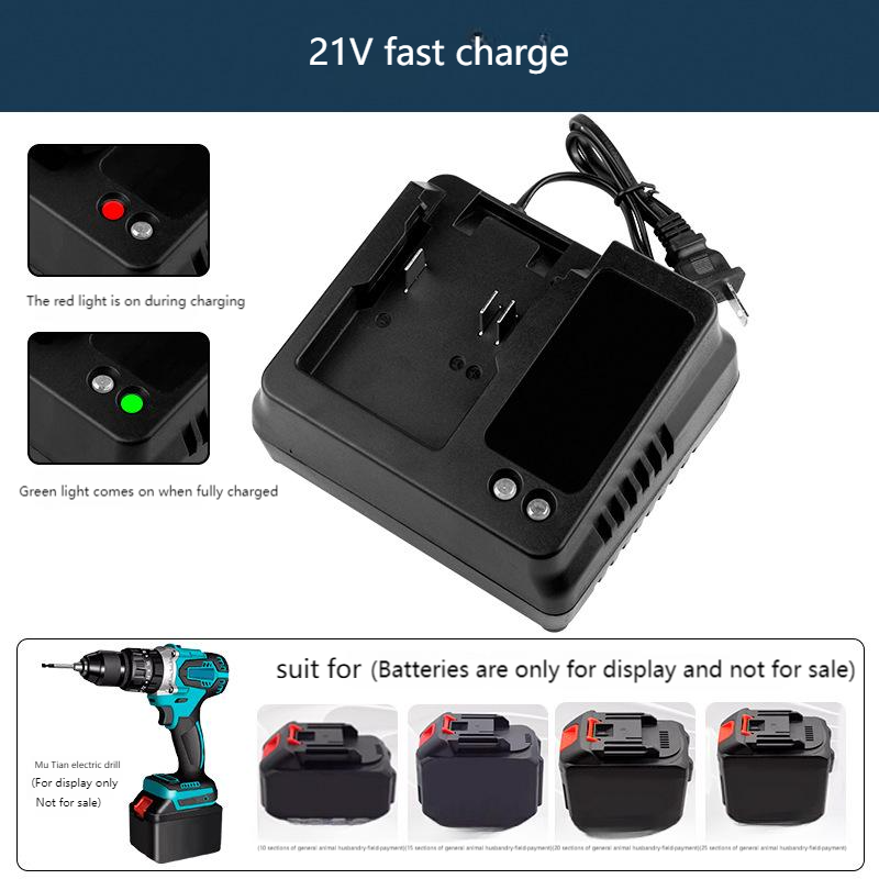 EU US 18V 21V Oplader voor Mak - Brushless Cordless Electric Drill 18V recensie en prijs