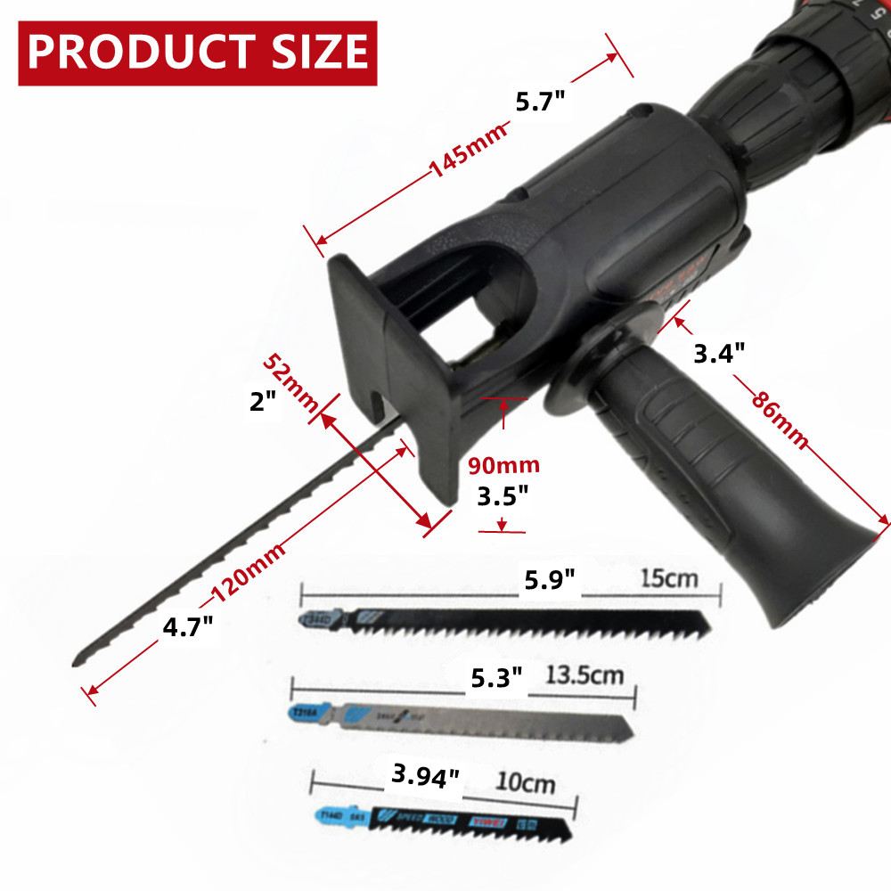 Draagbare Reciprozaag Adapter  - Reciprocating Saw Attachment Drill recensie en prijs