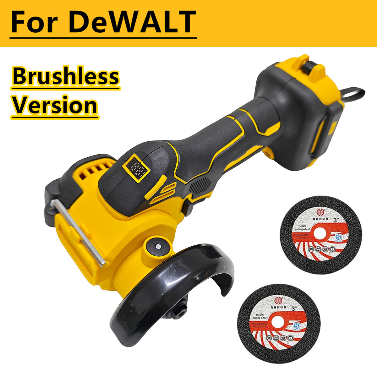 Borstelloze haakse slijper 3 i - Brushless Angle Grinder Battery Powered recensie en prijs