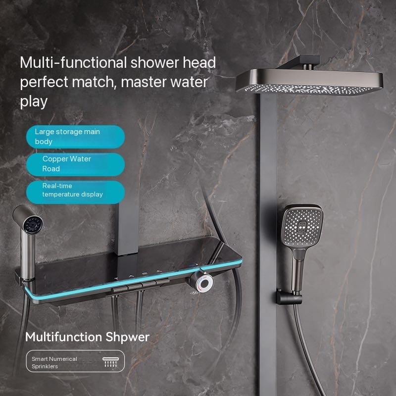 Grijze pianoknop ambient light - Plumbing recensie en prijs