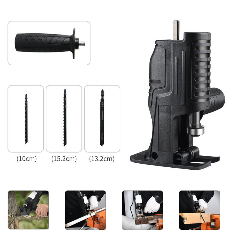 Handbediende elektrische boorm - Reciprocating Saw Attachment Drill recensie en prijs
