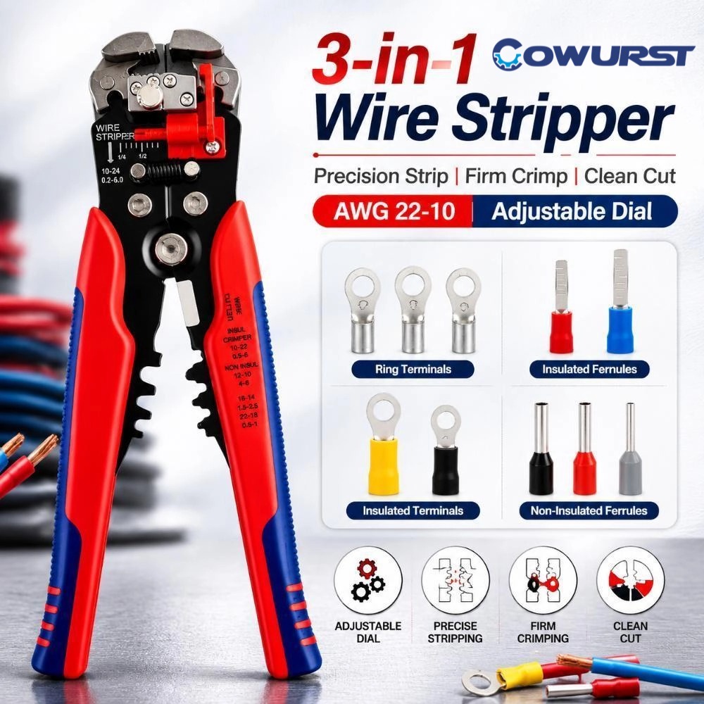 Multifunctionele 3-in-1 draads - Automatic Wire Stripper Cutter recensie en prijs