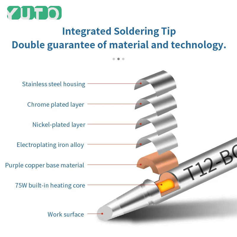 10 stks T12 Set Soldeerbout Ti - Digital Soldering Station T12 recensie en prijs