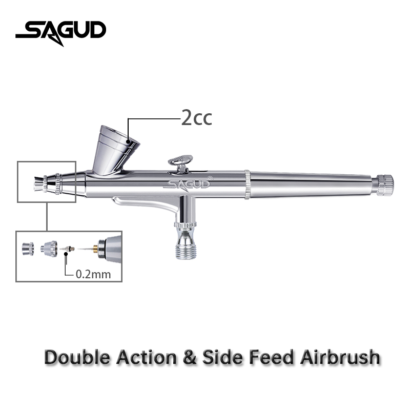 SAGUD Airbrush Model SD-135 0, - Airbrush Kit With Mini Compressor recensie en prijs