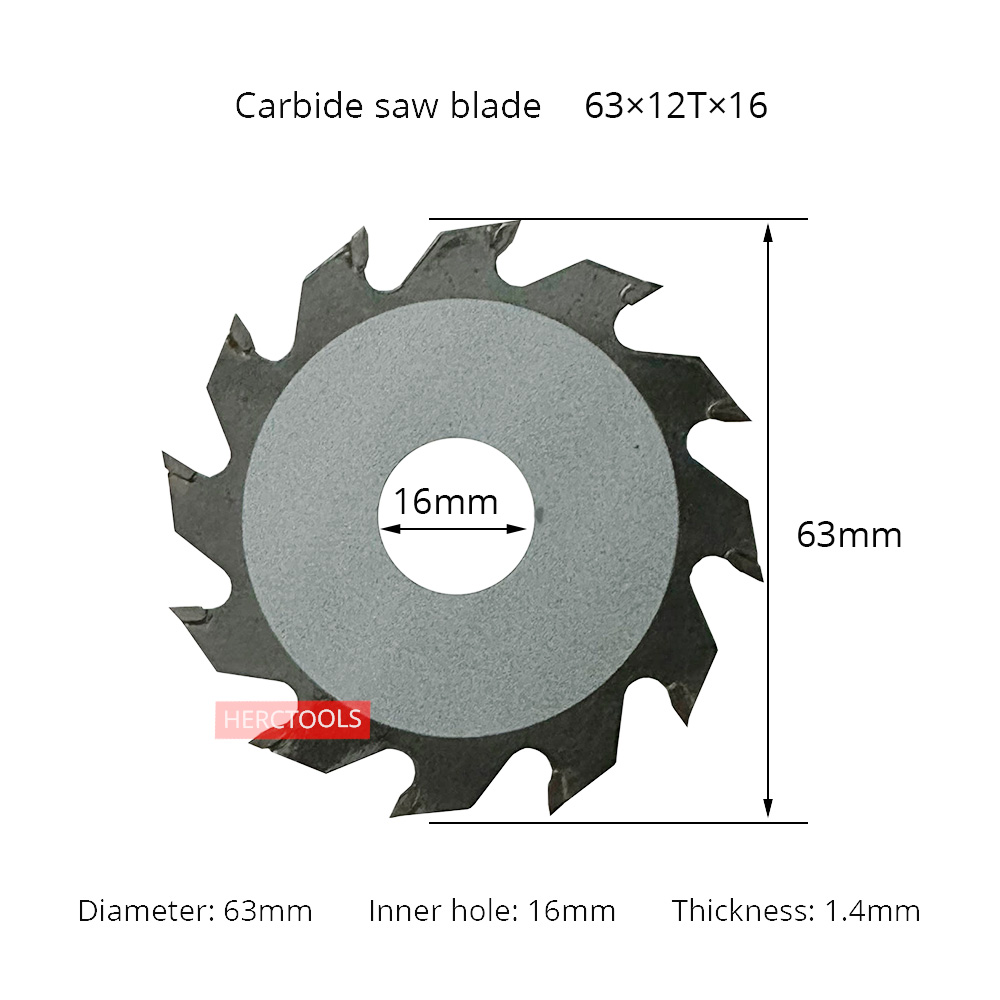 63 mm cirkelzaagblad, gelegeer - Mini Table Saw For Woodworking recensie en prijs