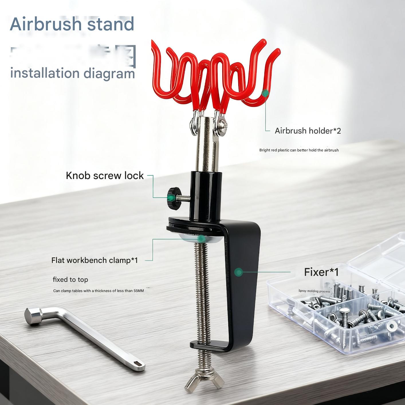 Airbrushhouder Gravity Stand K - Airbrush Kit With Mini Compressor recensie en prijs