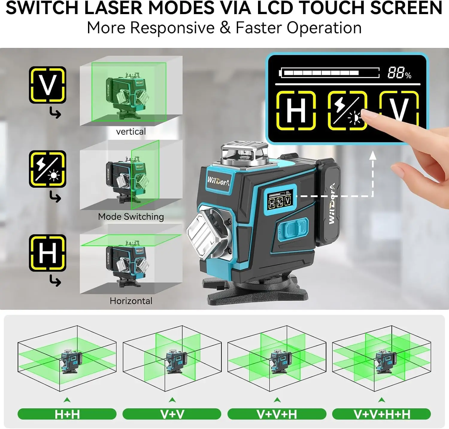 Laserniveau met statief, 4x360 - Laser Level 16 Lines 4D Green recensie en prijs