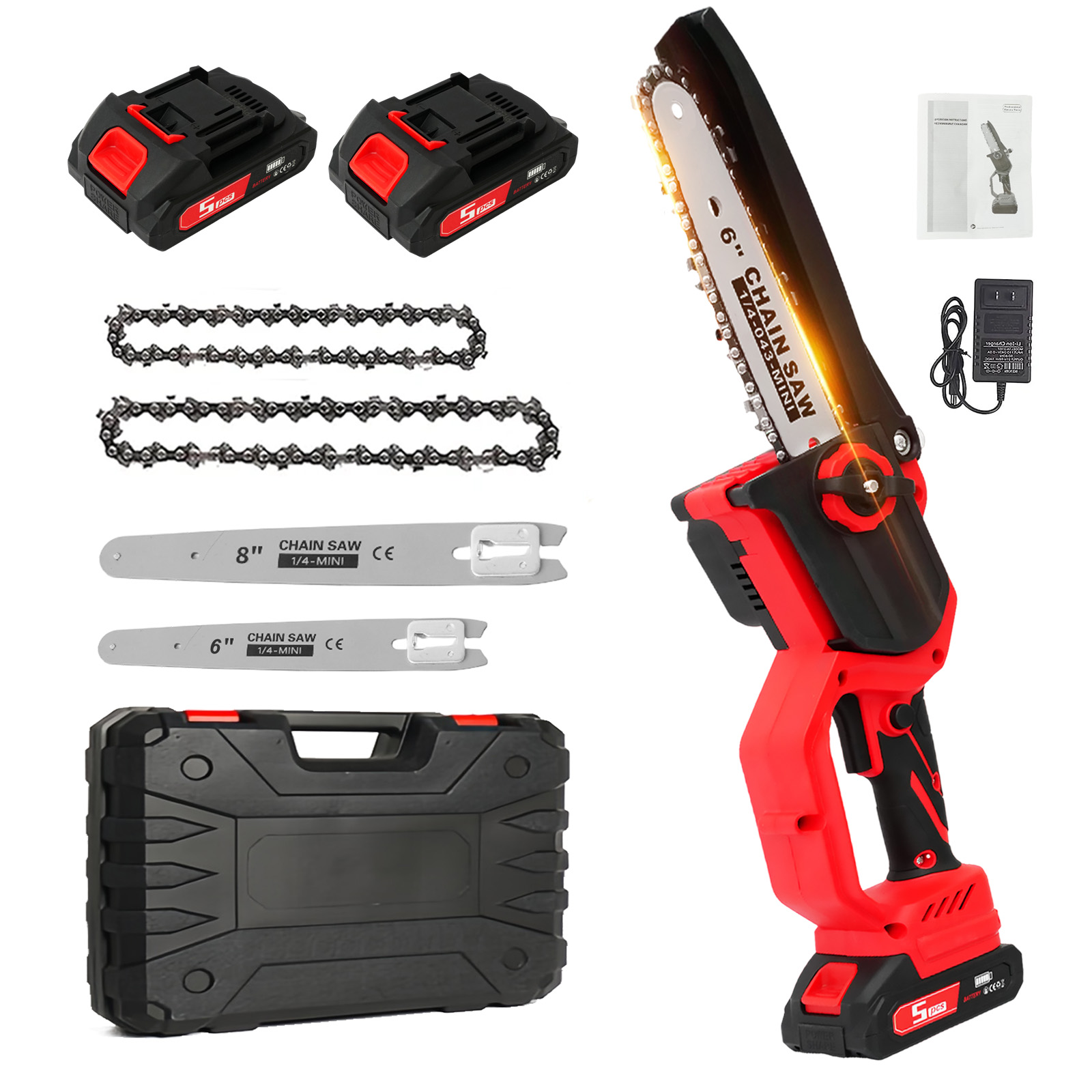 Elektrische kettingzaag 1380W  - Mini Electric Chainsaw 6 Inch recensie en prijs