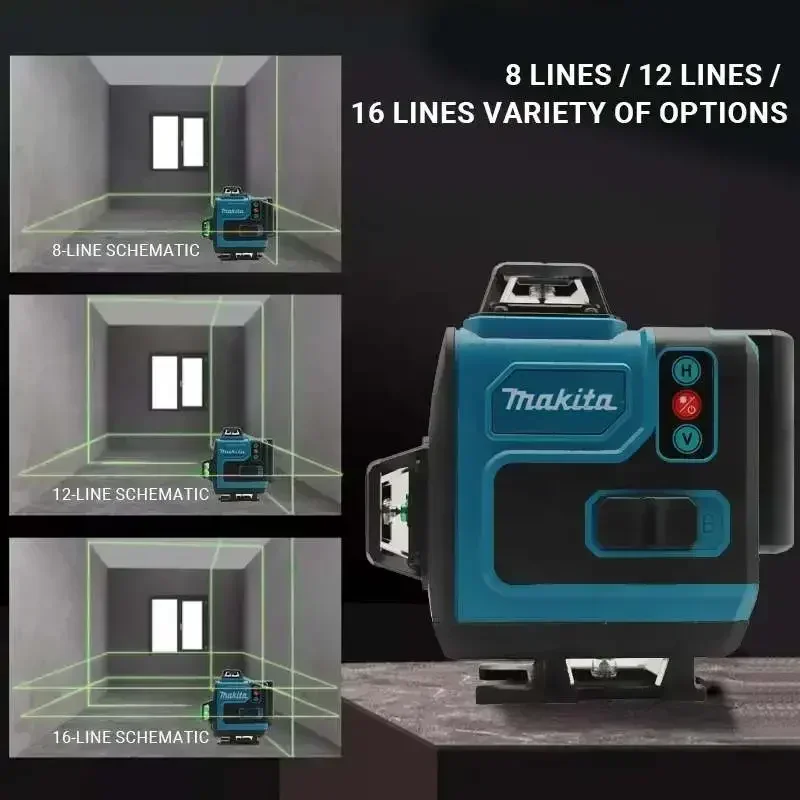 4.0Ah Max Makita 40V Accu Maki - Laser Level 16 Lines 4D Green recensie en prijs