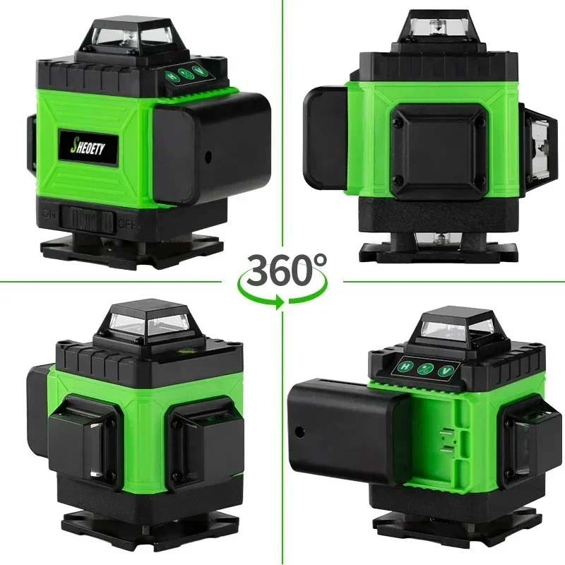 4D 16-lijnen Professioneel 360 - Laser Level 16 Lines 4D Green recensie en prijs