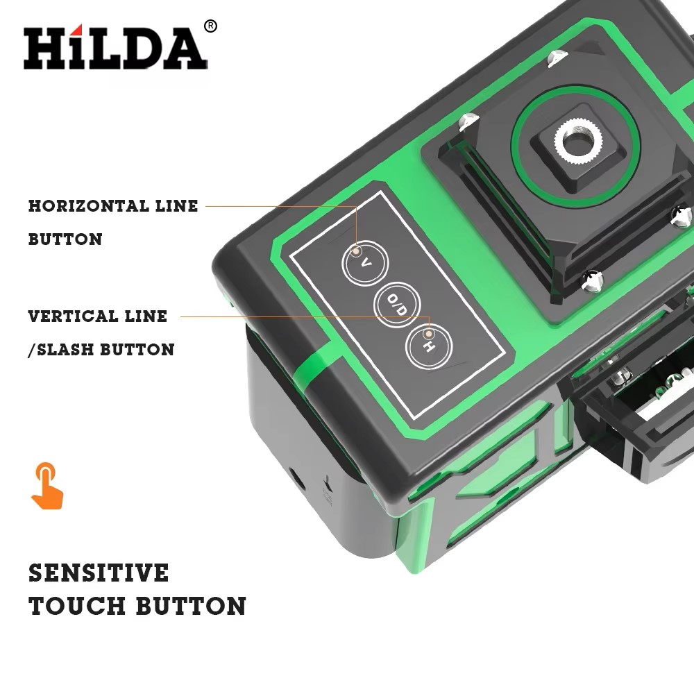 HILDA 16/12 lijnen Super krach - Laser Level 16 Lines 4D Green recensie en prijs