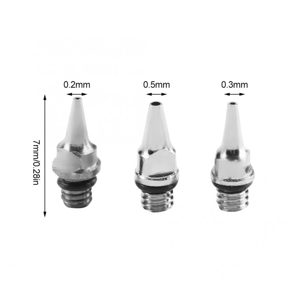 0.2/0.3/0.5Mm Airbrush Nozzle  - Airbrush Kit With Mini Compressor recensie en prijs