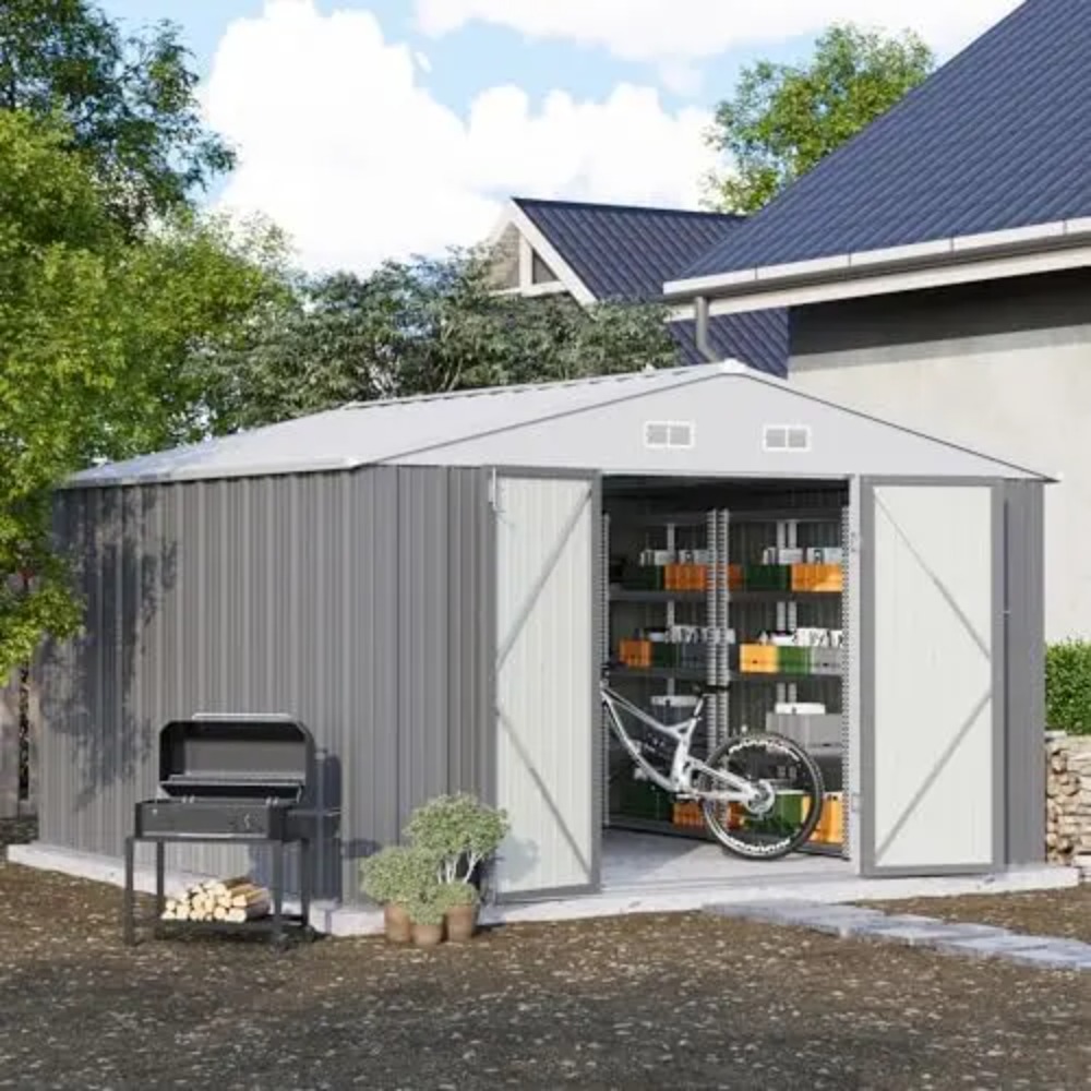 10x10 FT Metalen Opslagberging - Garden Tools recensie en prijs
