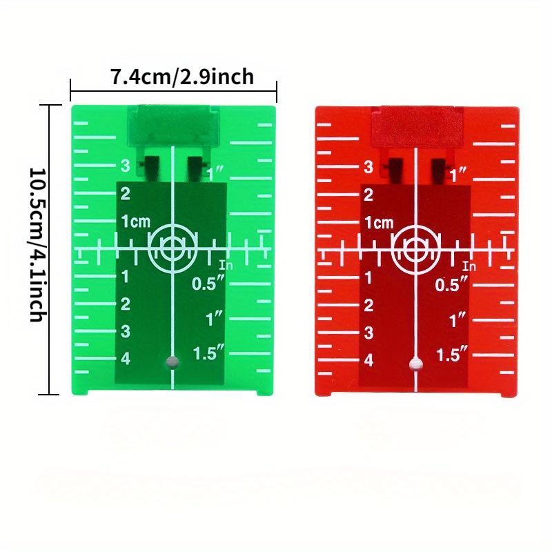 1PCS Inch Cm Laser Target Card - Laser Level 16 Lines 4D Green recensie en prijs