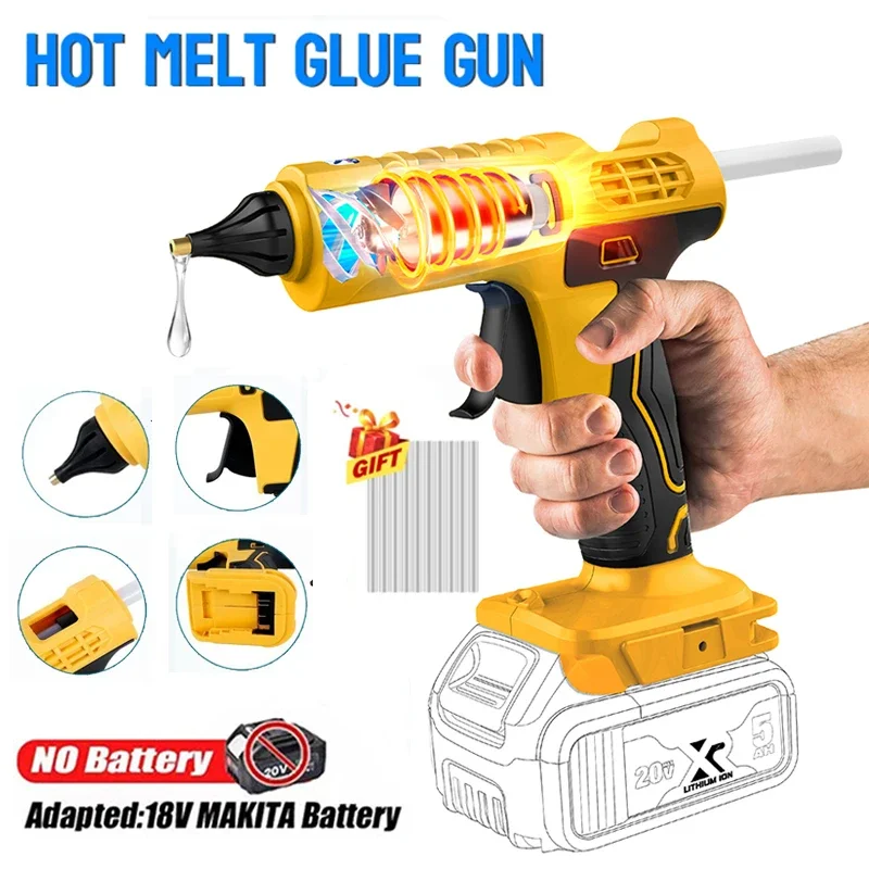 Draadloze Elektrische Handheld - Hot Melt Glue Gun Cordless recensie en prijs