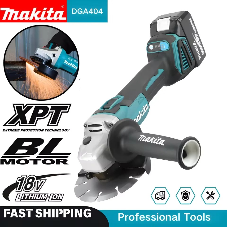 Makita DGA404 125 mm borstello - Brushless Angle Grinder Battery Powered recensie en prijs