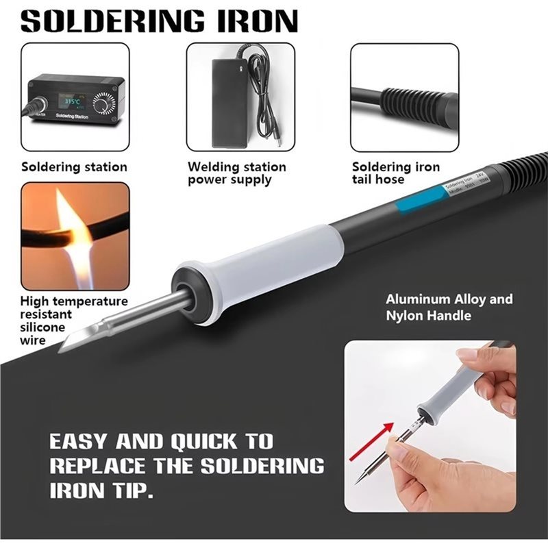 B03C-T12 Digitaal soldeerstati - Digital Soldering Station T12 recensie en prijs
