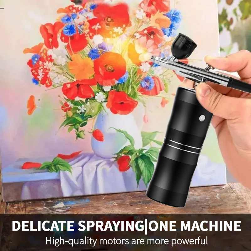 Zuurstof Spray Mini Luchtcompr - Airbrush Kit With Mini Compressor recensie en prijs