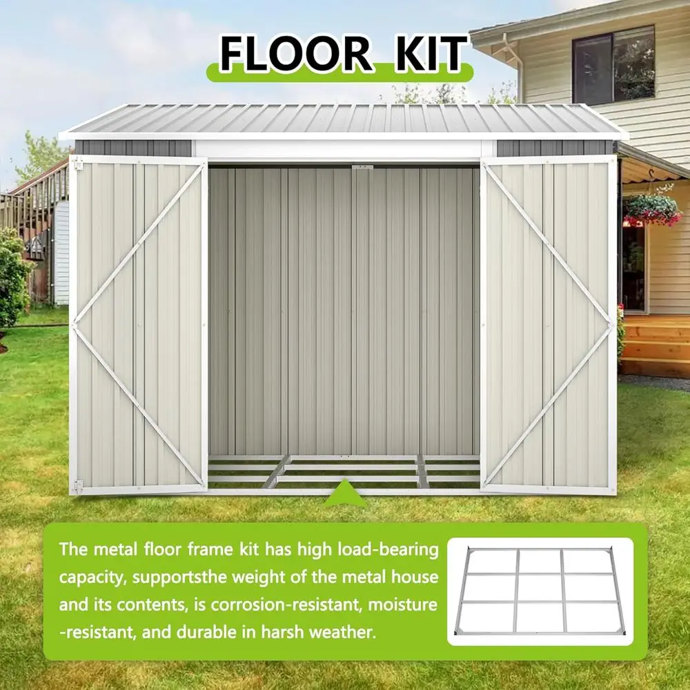 8ft x 6ft Metalen Buitenbergin - Garden Tools recensie en prijs
